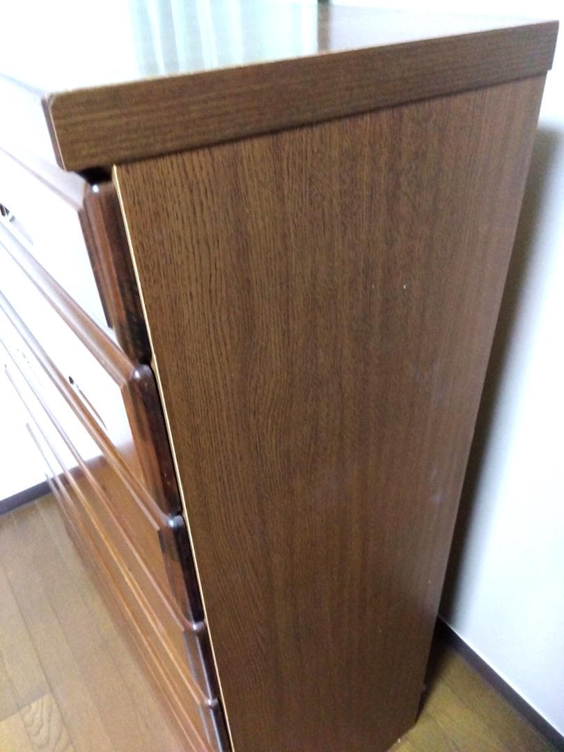 整理タンス ハイチェスト 木製 7段 8収納 優良品 高さ135cm 7段 美品