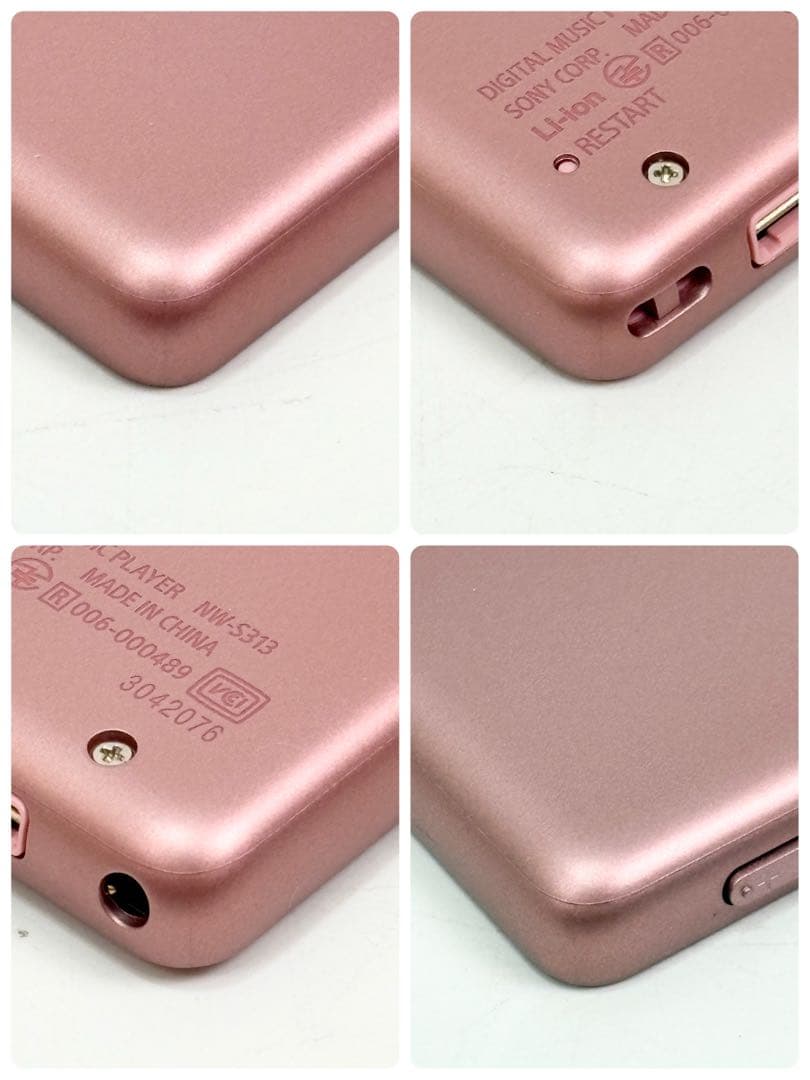 SONY ウォークマン NW-S313 ピンク 極美品 純正シリコンカバー付き