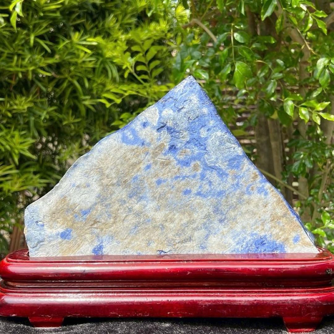 極上開運にも✨極上の逸品☆青龍✨ラピスラズリ 龍彫り 原石 天然石 置物 一点物