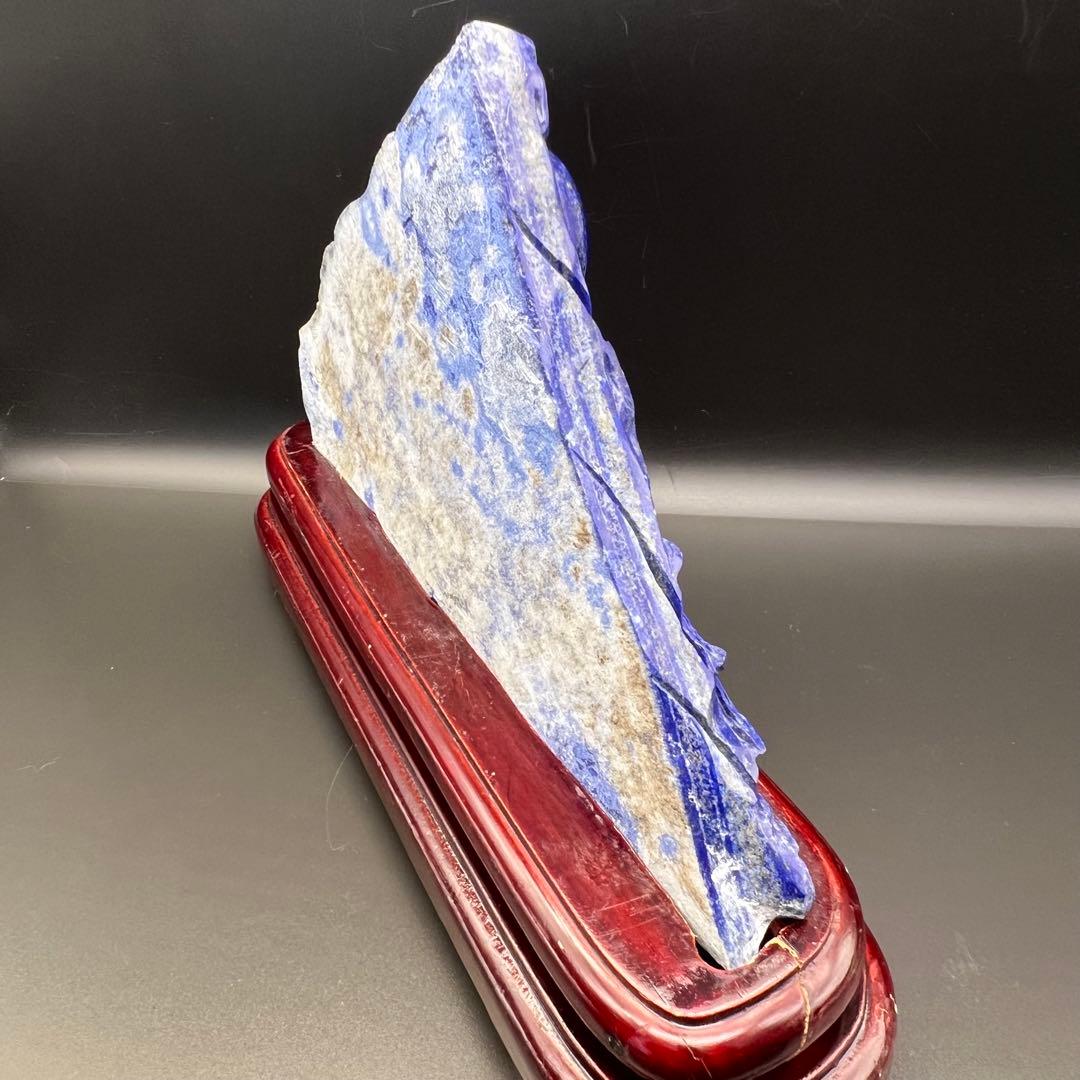 極上開運にも✨極上の逸品☆青龍✨ラピスラズリ 龍彫り 原石 天然石 置物 一点物