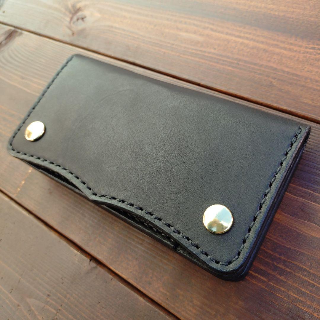 栃木オイルレザー‼️トラッカーウォレット 【ハンドメイド】