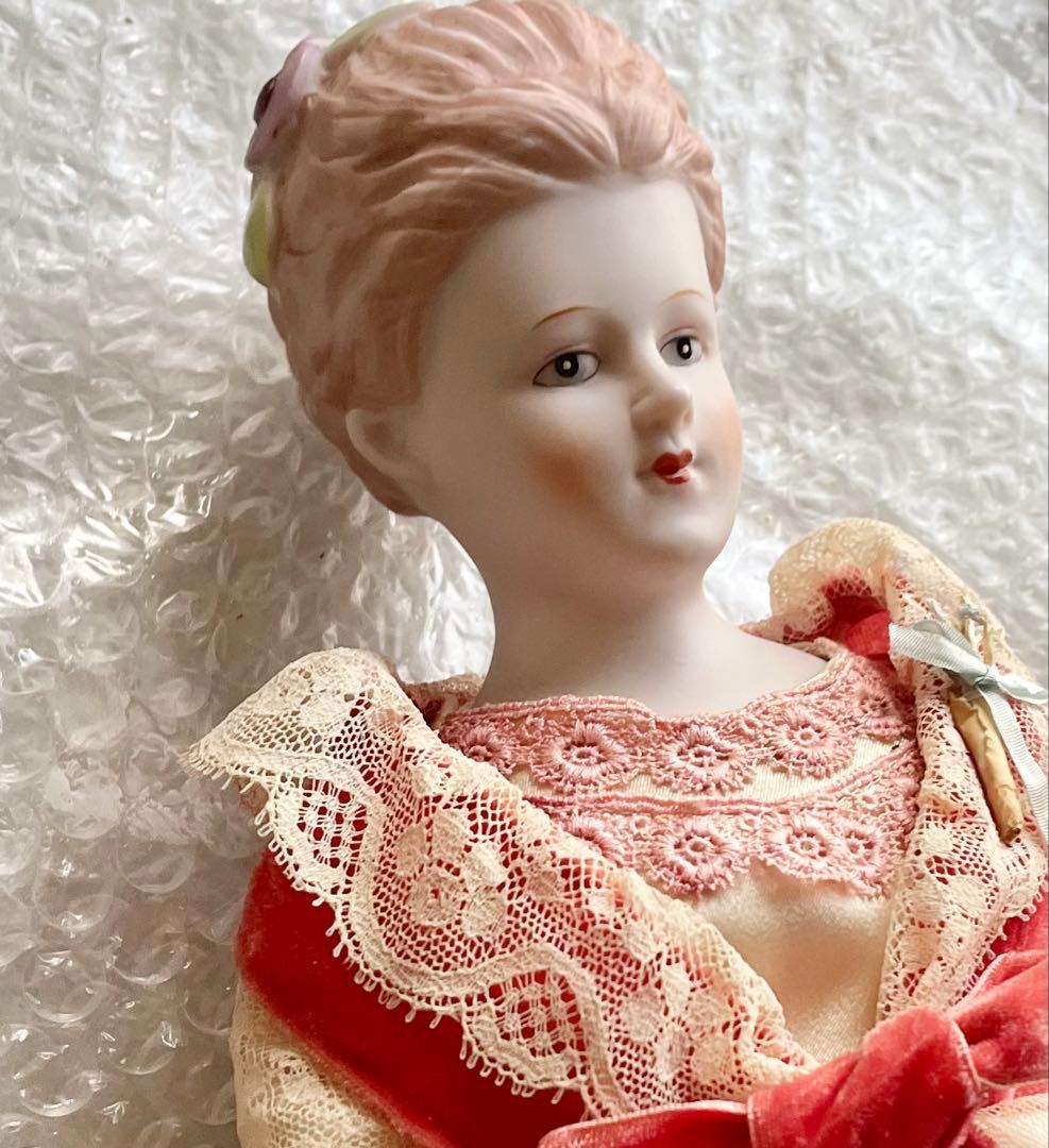 アンティーク　ビスクドール　ドイツ？ チャイナヘッド？
