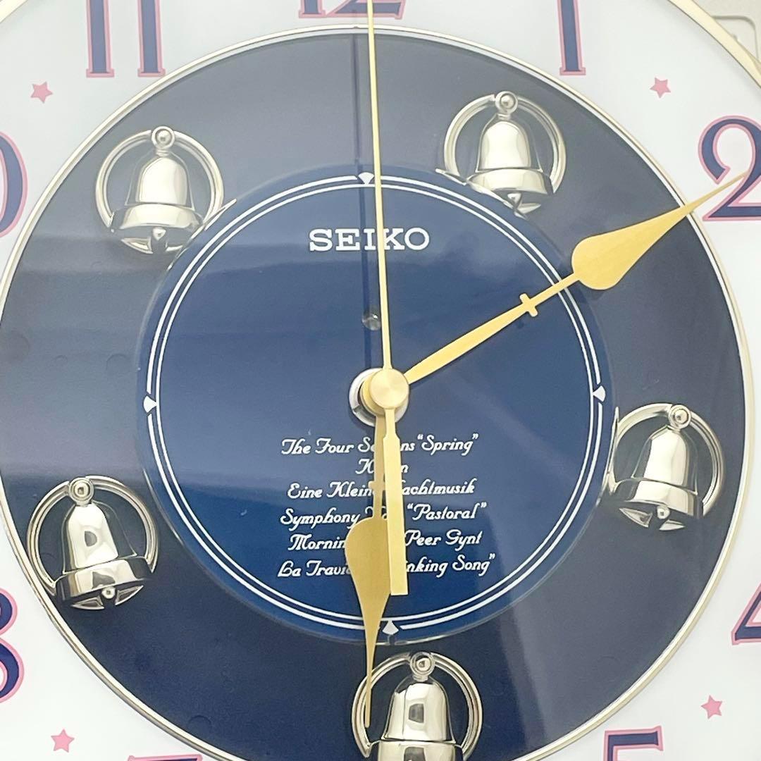 SEIKO からくり時計 RE555H 動作確認済 掛時計 電波時計
