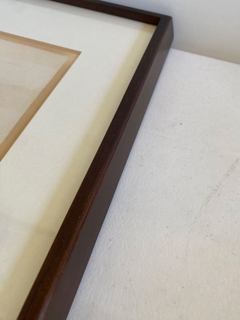 井堂雅夫 木版画　風景画　額入り