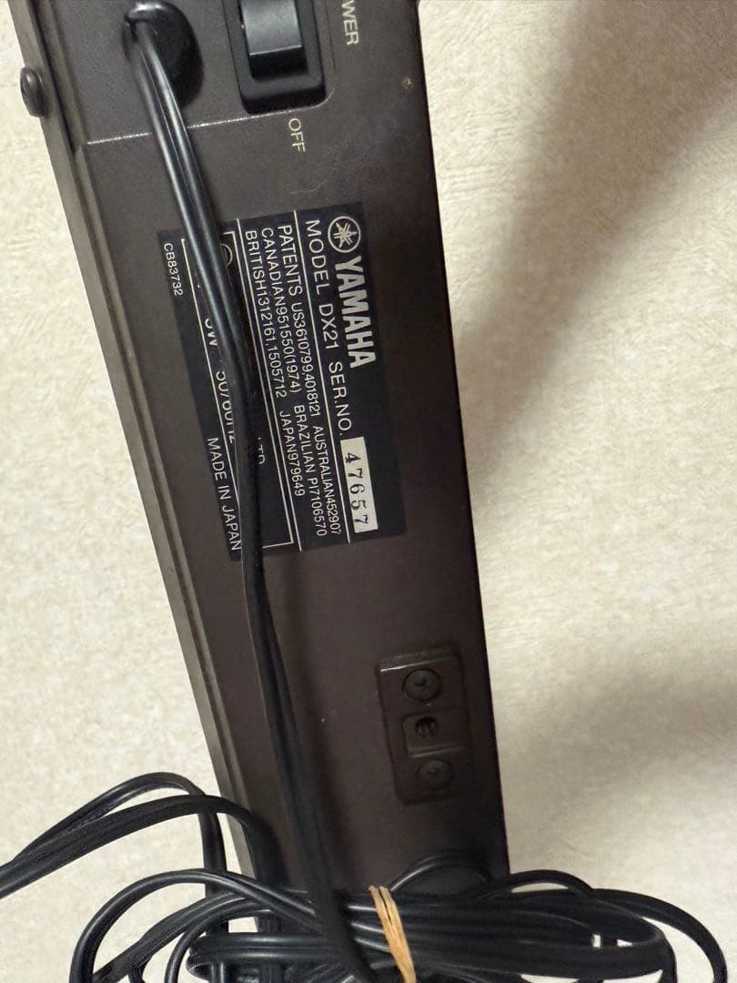 訳あり品 YAMAHA DX21 シンセサイザー 音出し確認のみ