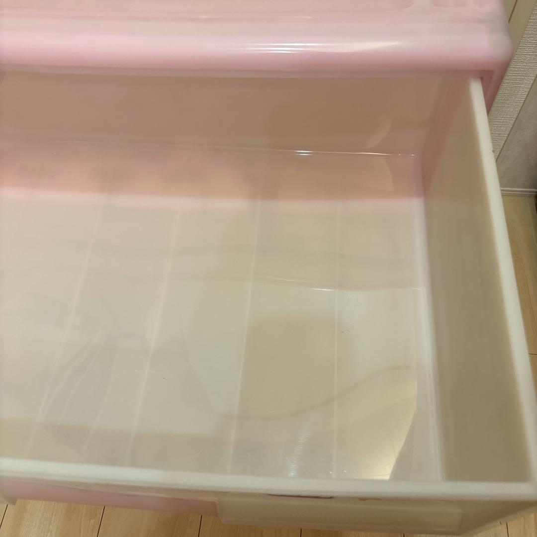 サンリオ ハローキティ 2000年 収納ケース 3段チェスト 平成レトロ カラボ