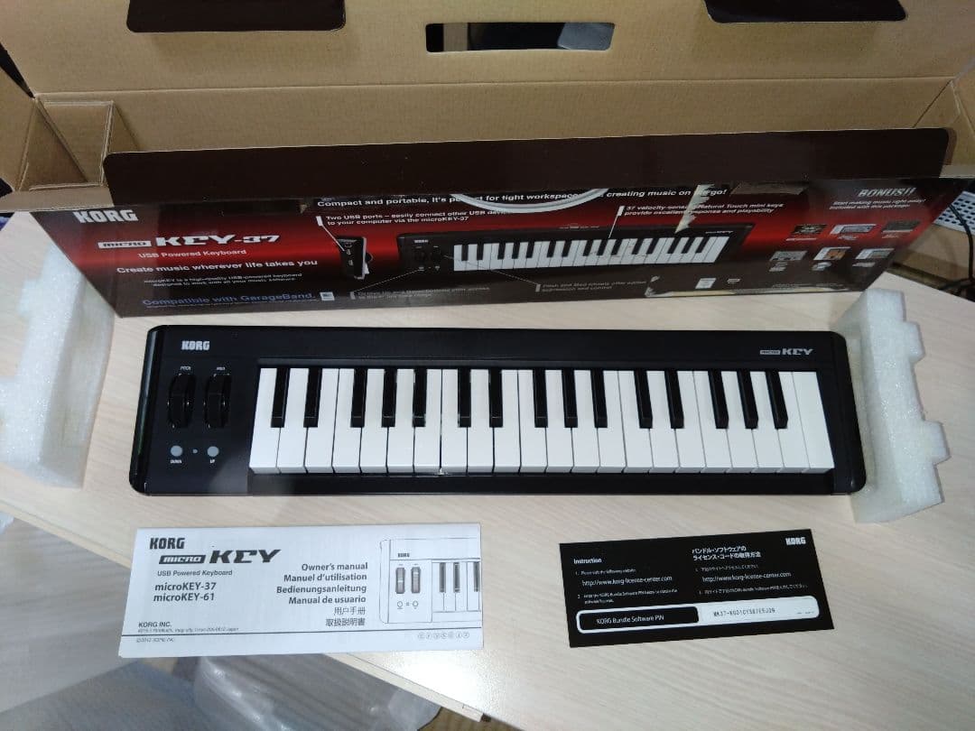 さ*み様 値下げ KORG microKEY-37 USB MIDI キーボード
