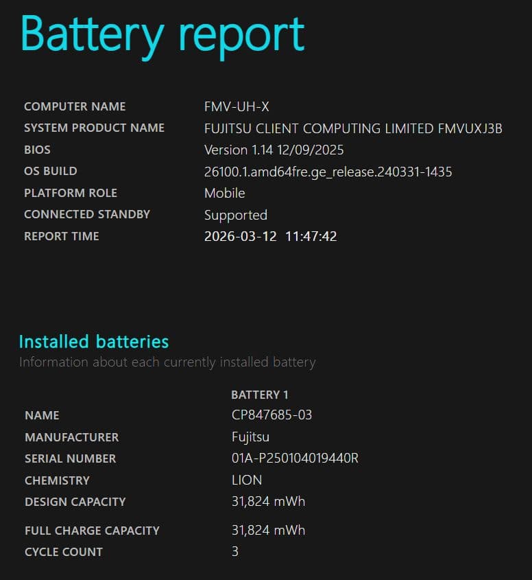 【美品】FUJITSU LIFEBOOK UH-X/J3