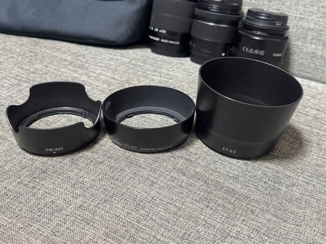 [美品] Canon EOS Kiss X9i レンズ3本セット