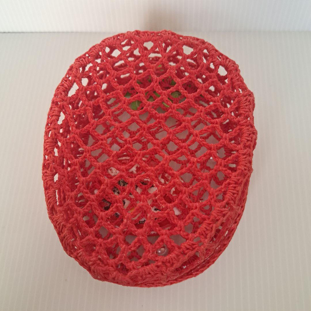 ハローキティ　いちごキティちゃん　小物入れ　編みかご　レア　希少