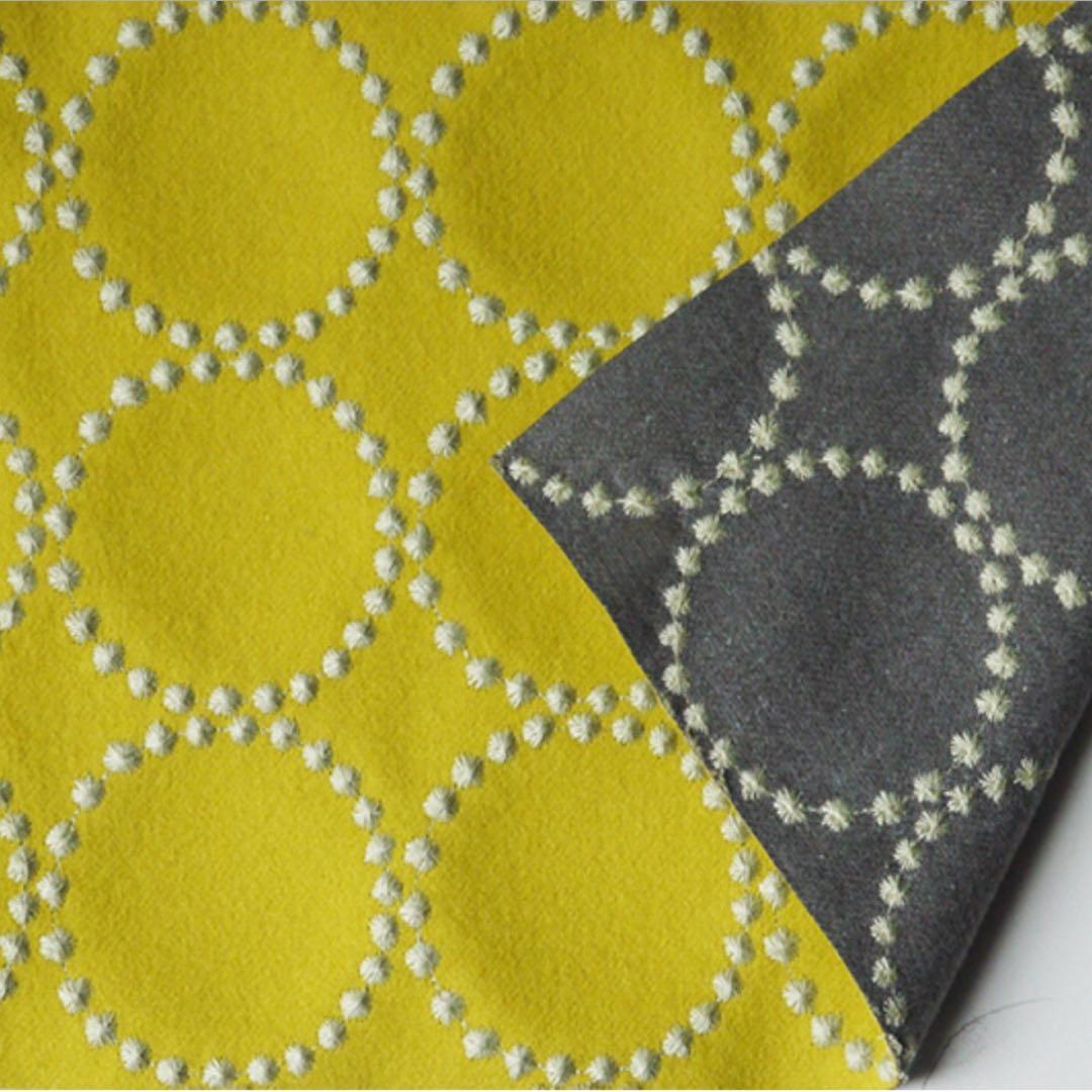 ミナペルホネン スツール タンバリン 丸脚 【イエロー/グレー】 椅子 ベンチ