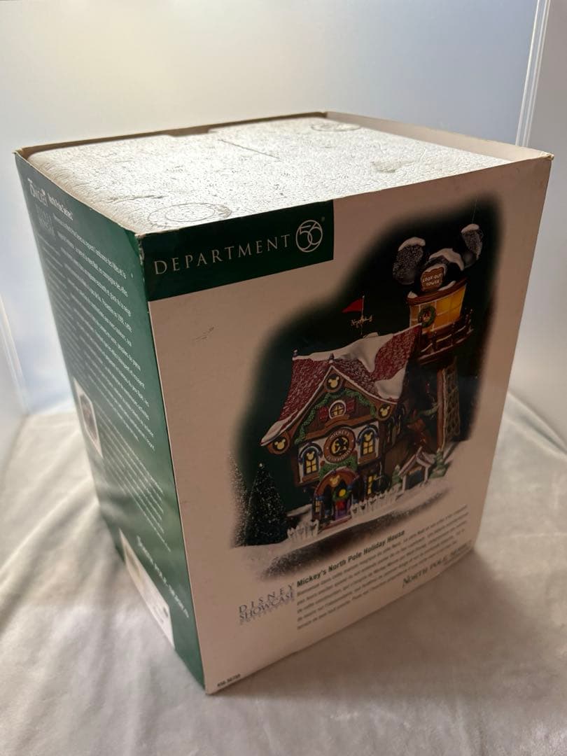 ミッキーノースポールシリーズ ホリデーハウス ライトアップフィギュア ディズニー