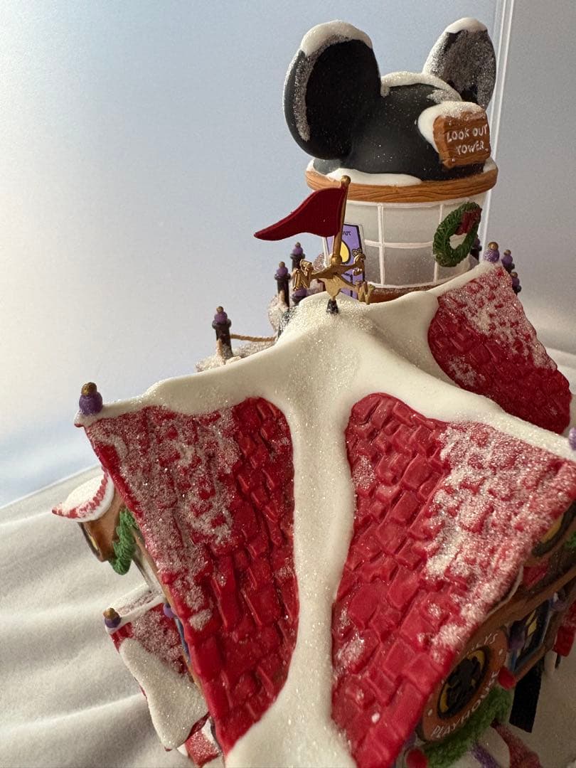 ミッキーノースポールシリーズ ホリデーハウス ライトアップフィギュア ディズニー