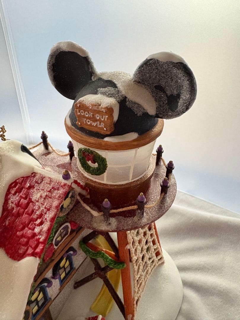 ミッキーノースポールシリーズ ホリデーハウス ライトアップフィギュア ディズニー