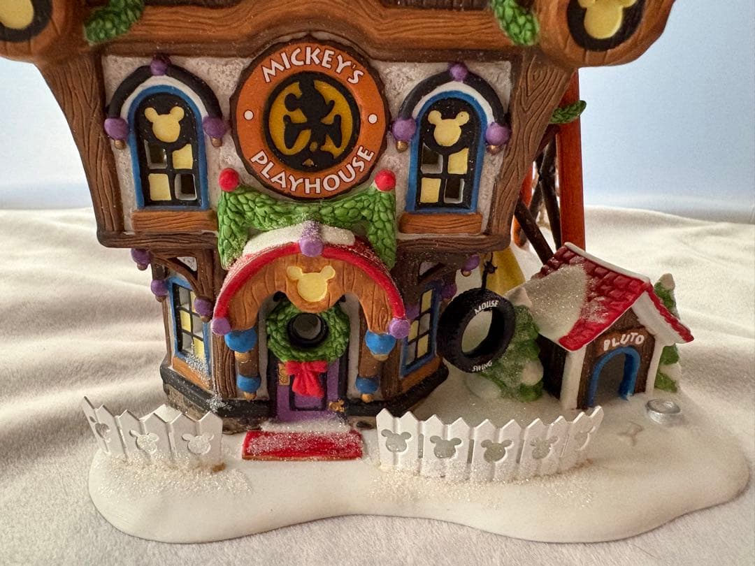 ミッキーノースポールシリーズ ホリデーハウス ライトアップフィギュア ディズニー
