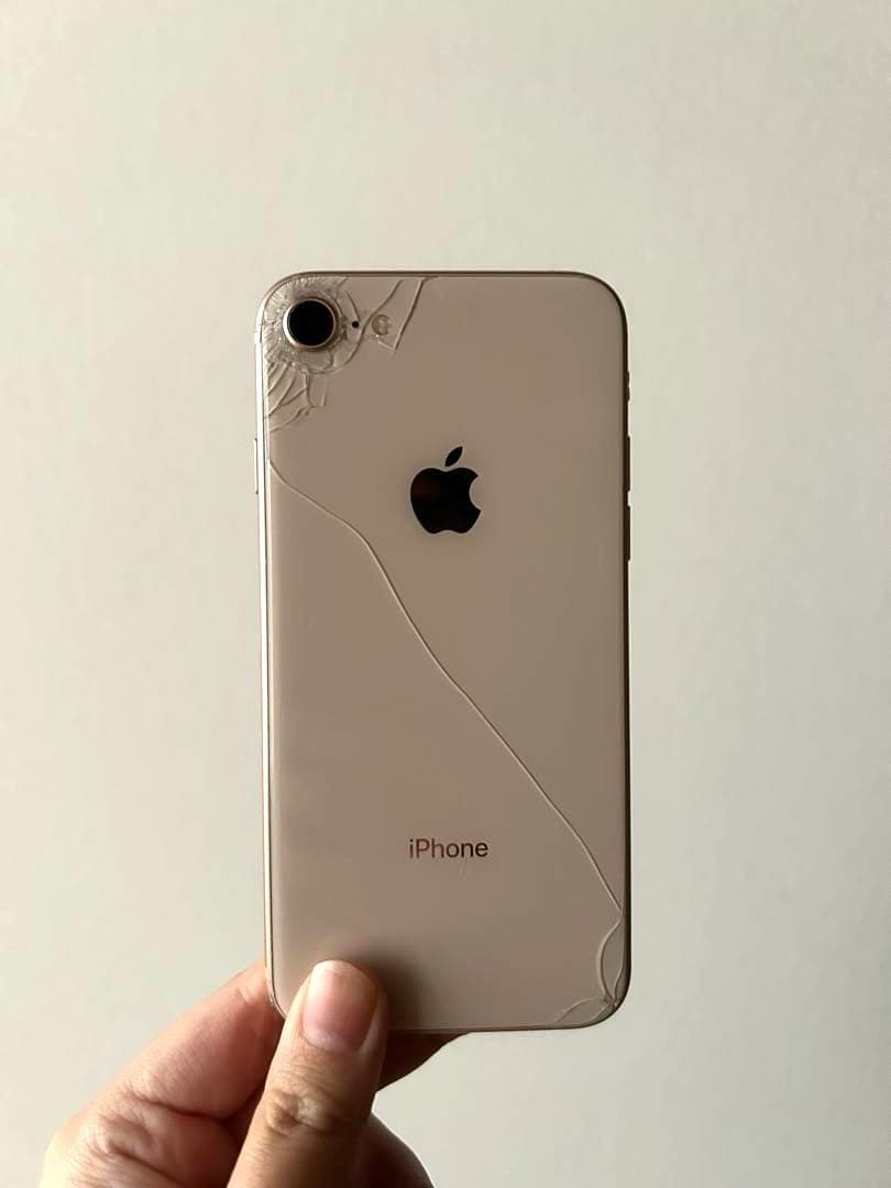 【ジャンク】Apple iPhone 8ピンクゴールド