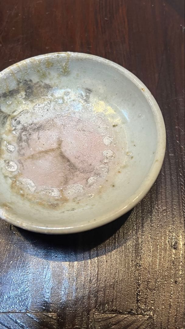 李朝 朝鮮王朝 李朝青磁小鉢 古陶 窯変 茶碗