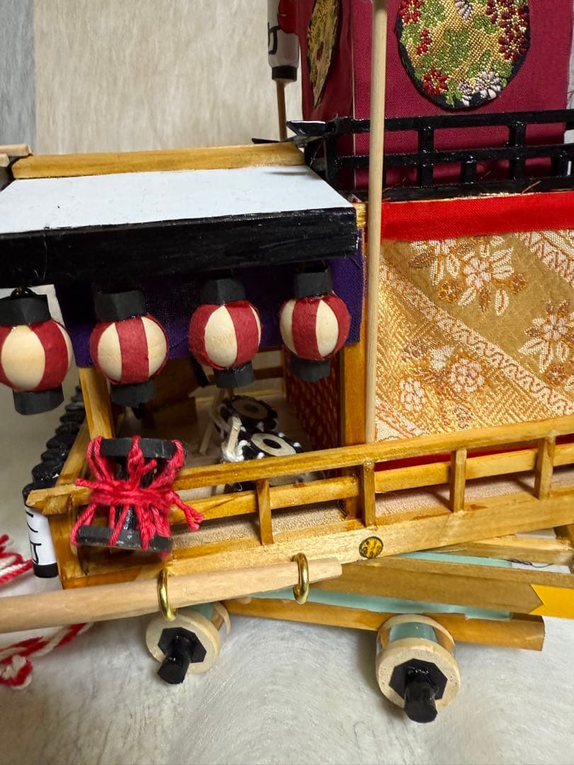 土浦祇園祭　大町旧山車ミニチュア/送料込み