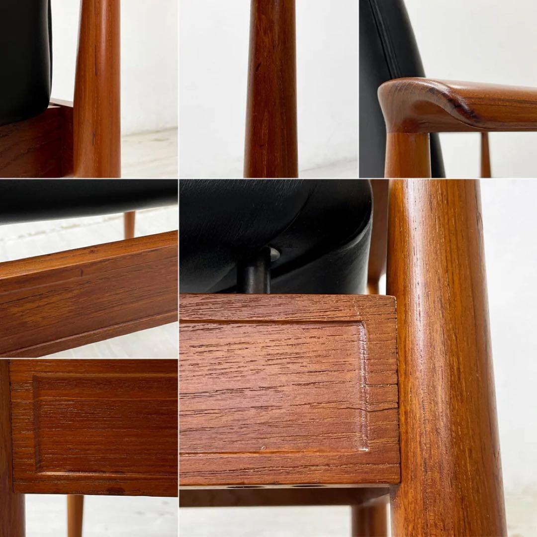 フィンユール No.209 CADO社製 ディプロマットチェア チーク 本革