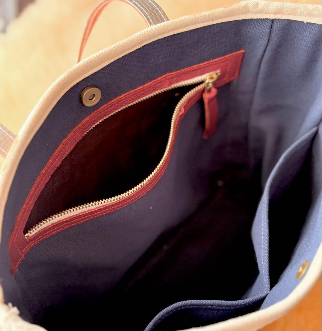 (手づくり)\"気の向くままニャンズ+1\"ねこネコうさぎのトートバッグ/刺繍