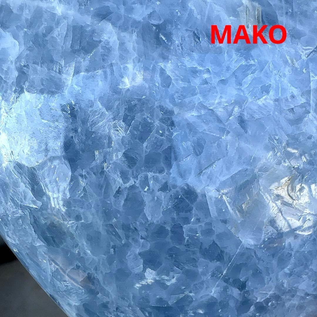 M1714☆ブルーカルサイトハート型原石1.6Kg☆天然石☆N50508-A