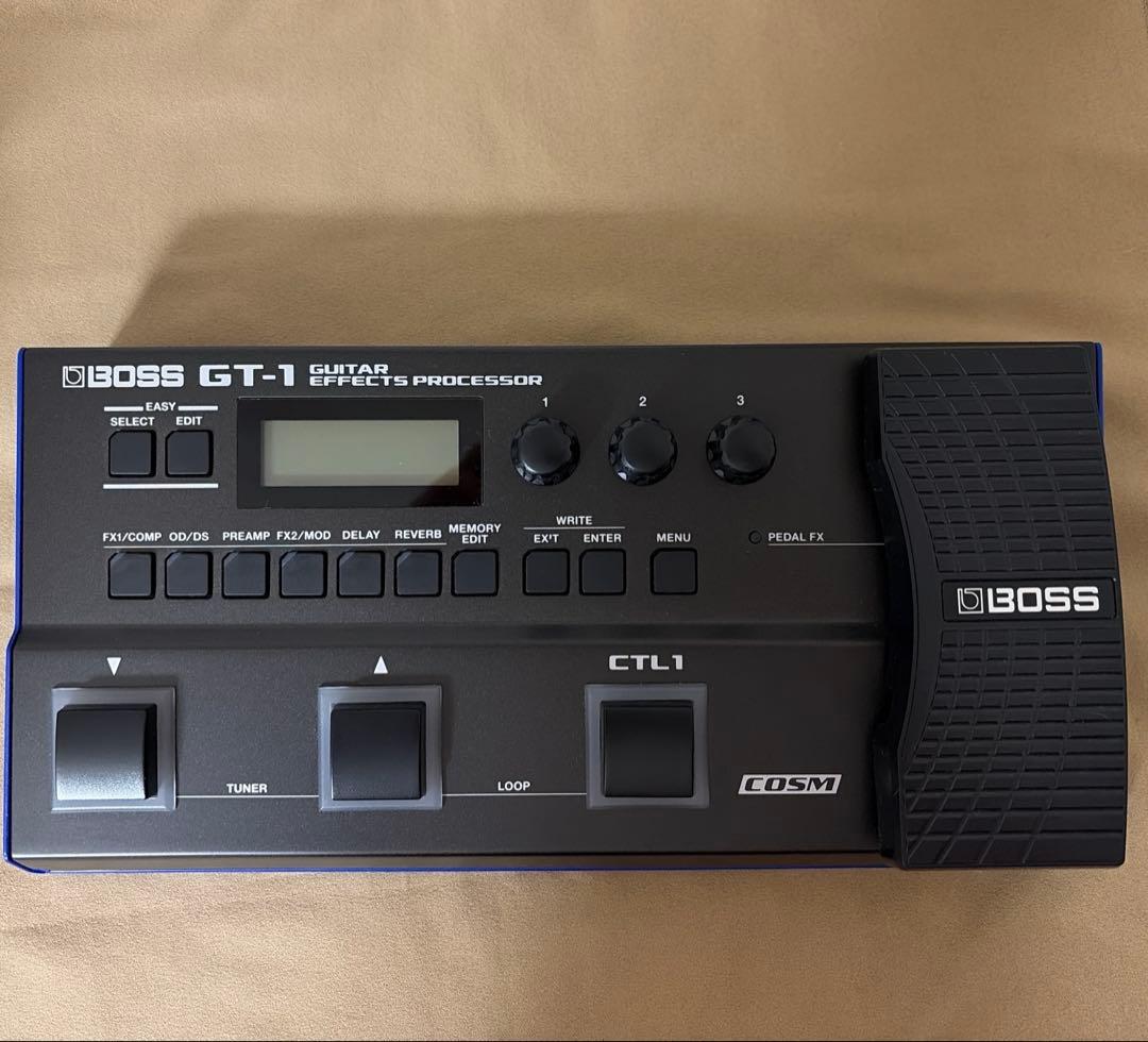 BOSS GT-1 ギターエフェクト 別売アダプター付き