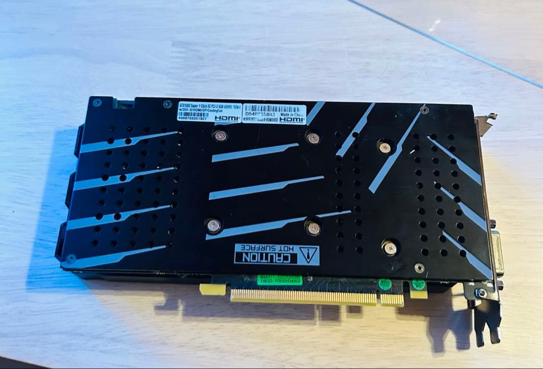 説明、写真見てください！！玄人志向 GTX1660super 6gb