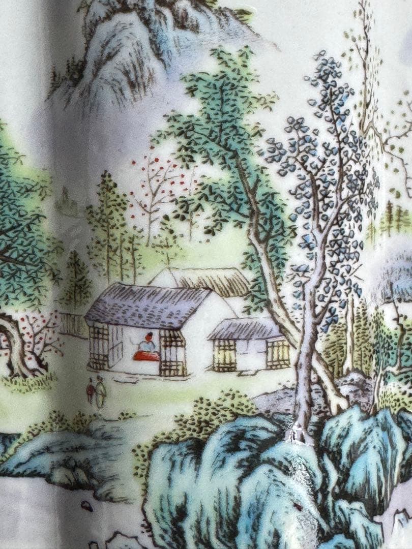 ‼️早速値下‼️リサイクルFORT‼️3/4買取④‼️中国景徳鎮製の筆筒‼️2個まとめて‼️