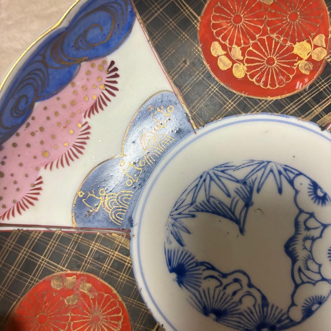 コロン 古伊万里小鉢2客 大皿2客 まとめ売り