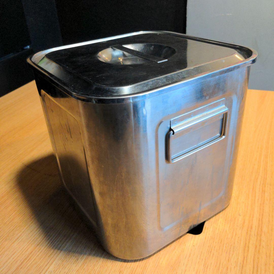 D1234　ステンレス　キッチンポット　セット　角型　深型　4つ