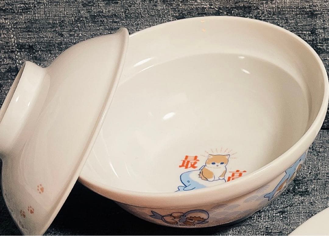 mofusand 蓋付きどんぶり 丼 モフサンド サメにゃん 新品未使用