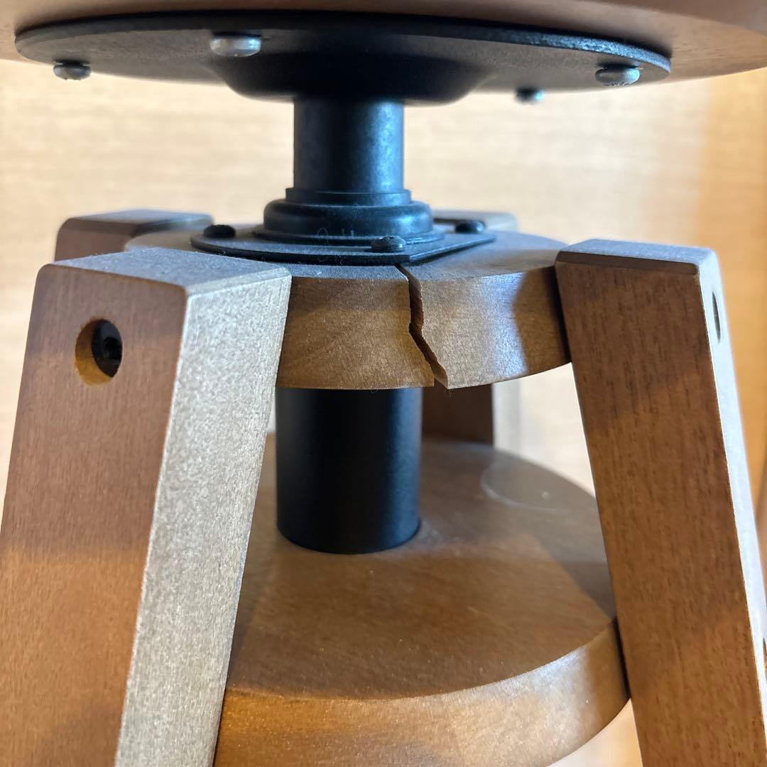 木製 高さ調整可能 スツール