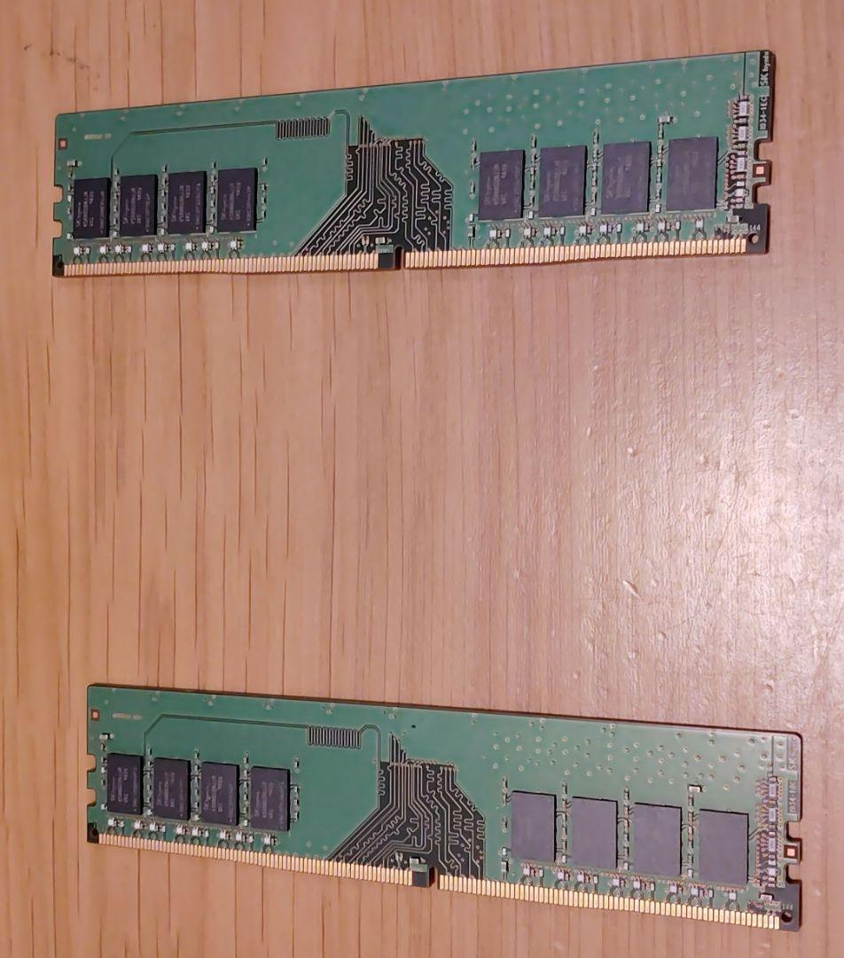 DDR4 PC4 8GB メモリー 2666 2枚セット　動作確認済