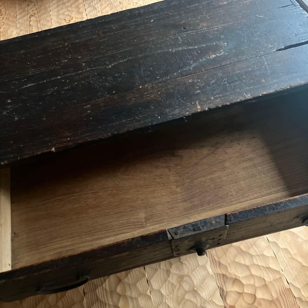 アンティーク　引き出し　棚　蚤の市　江戸時代　古道具　ブロカント