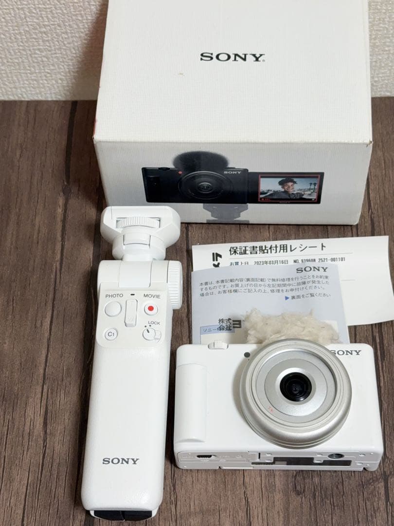 SONYZV-1F カメラ 、シューティンググリップまとめ売り