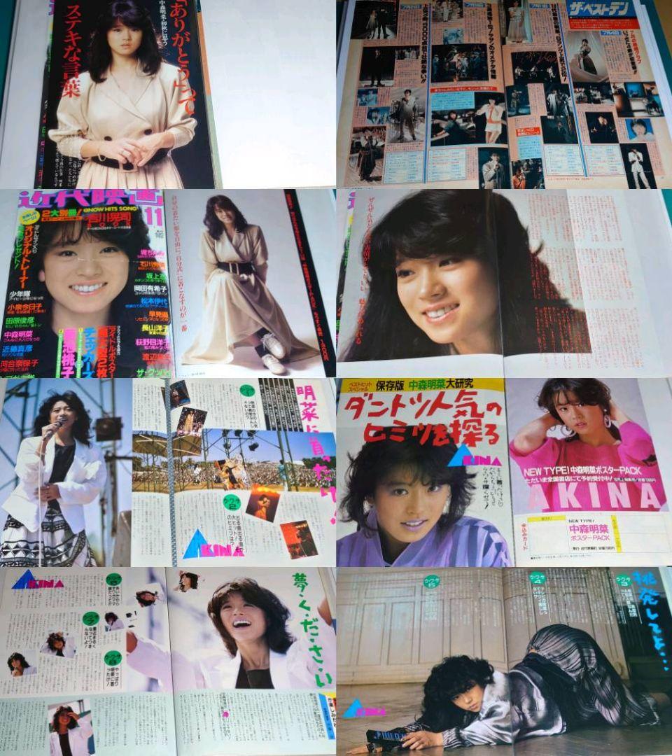 中森明菜 1982年〜1987年 レア　大量　切り抜き　ファイル　2冊　120P