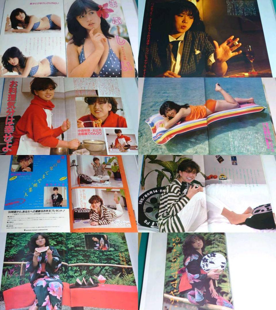 中森明菜 1982年〜1987年 レア　大量　切り抜き　ファイル　2冊　120P