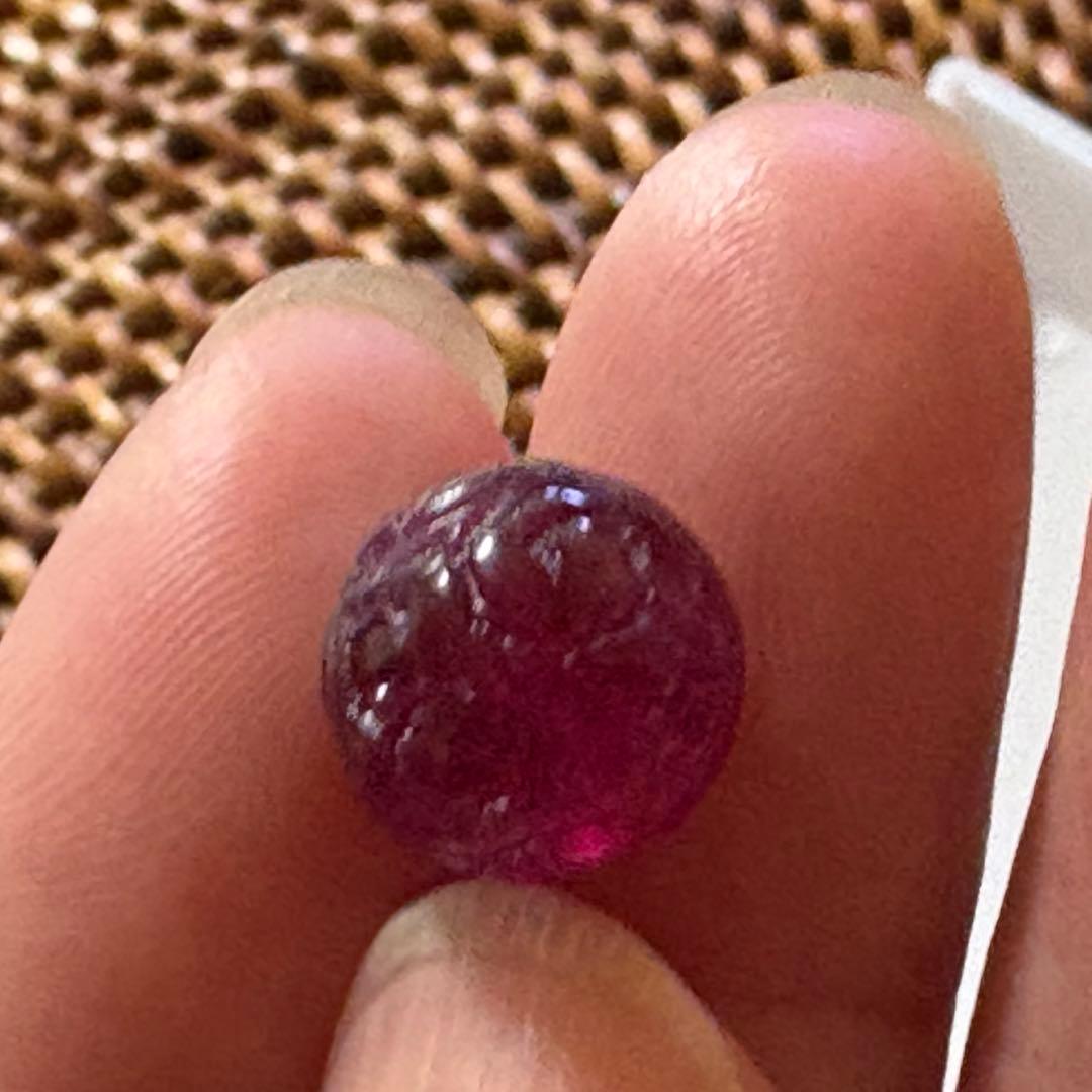 透明☆*。ピンクトルマリン マニ車 回紋珠(*´˘`*)