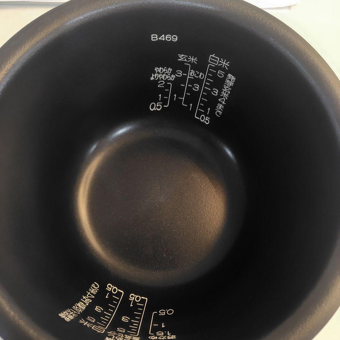 象印　炊飯器の内釜(鉄器コートプラチナ厚釜)
