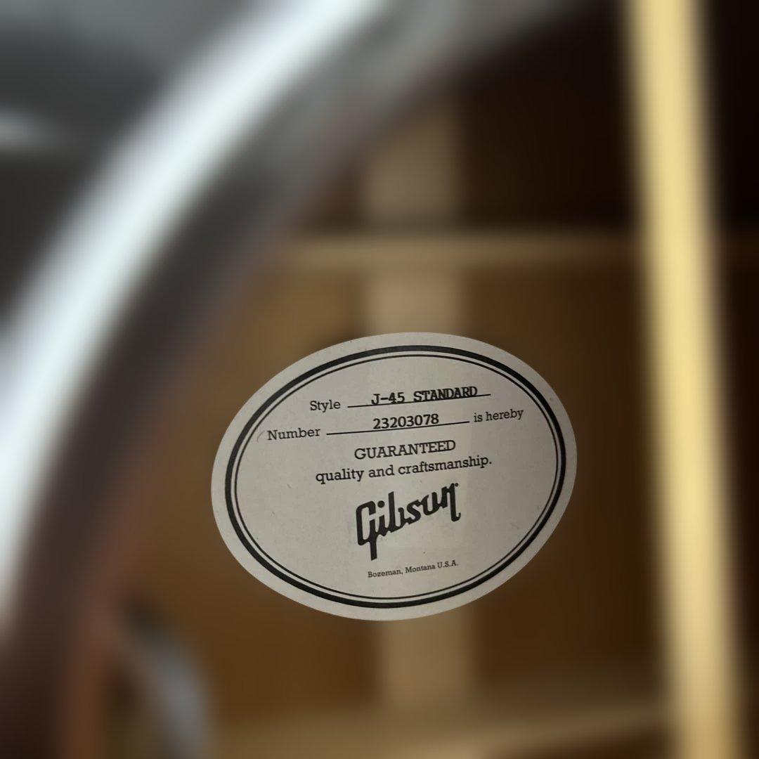 7日（土）まで特価！2023年 Gibson J45 スタンダード