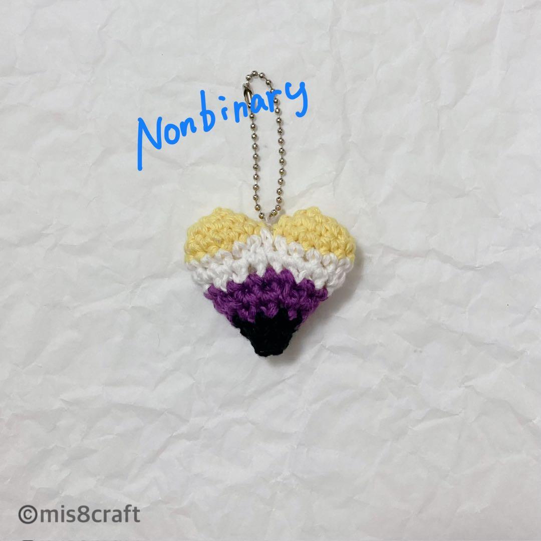 【カスタムオーダーサンプル】ハンドメイド バッグチャーム LGBTQIA+