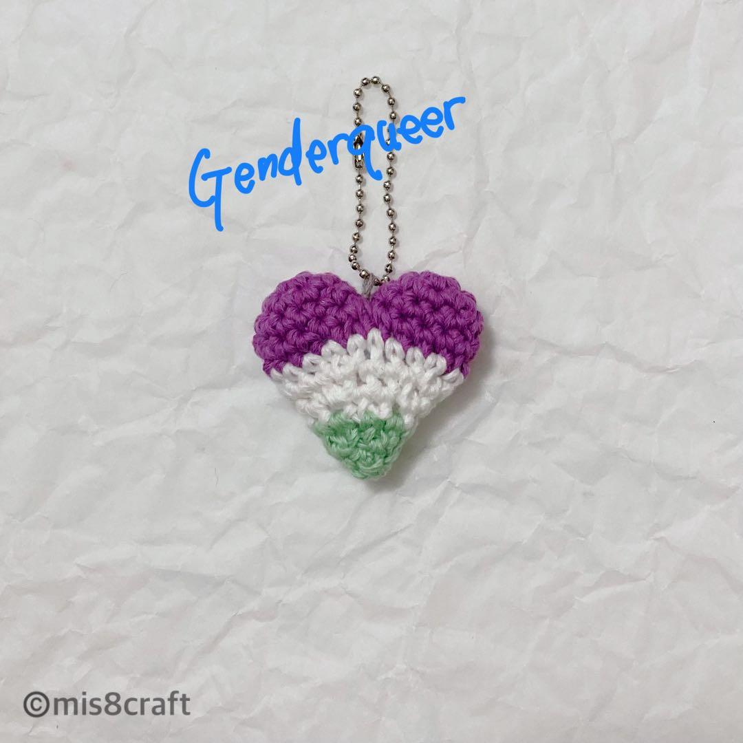 【カスタムオーダーサンプル】ハンドメイド バッグチャーム LGBTQIA+