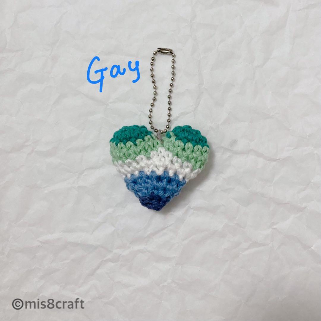 【カスタムオーダーサンプル】ハンドメイド バッグチャーム LGBTQIA+