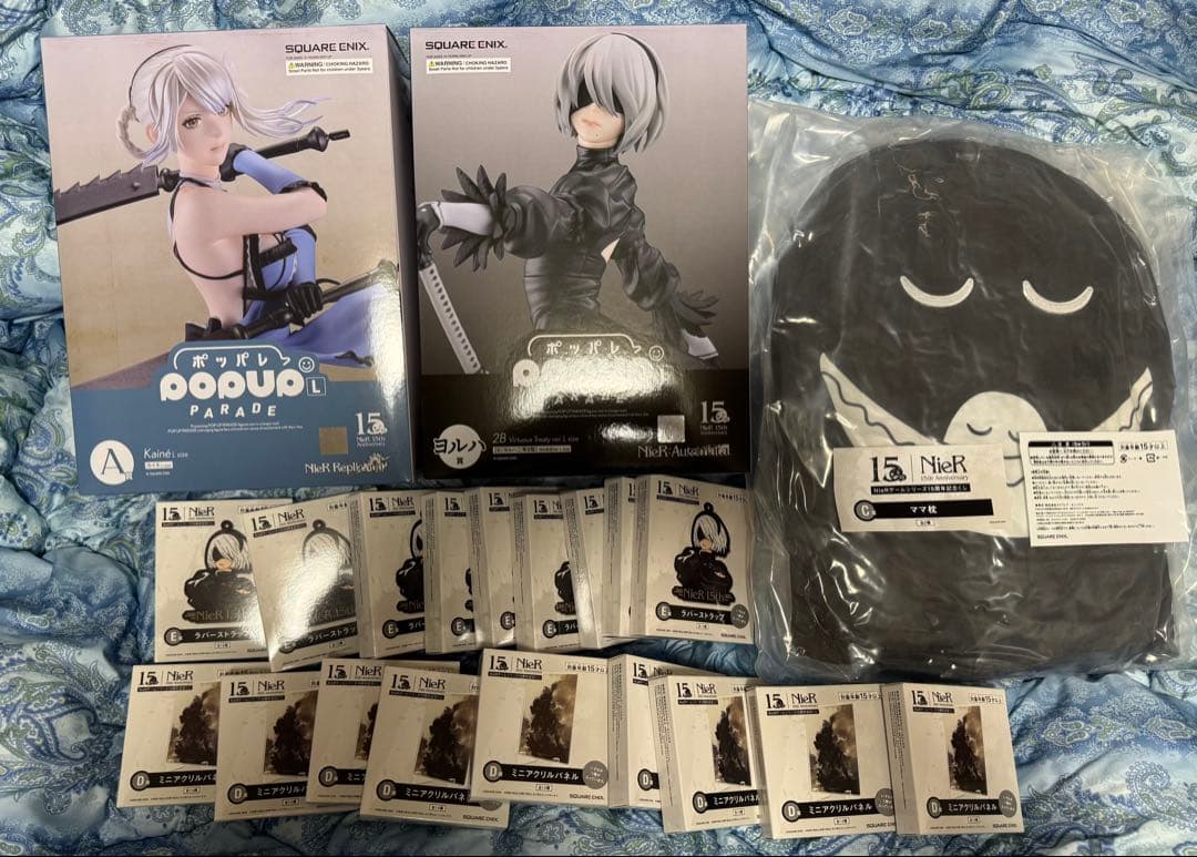 NieRニーアゲームシリーズ記念くじ　A賞、ヨルハ賞フィギュア他下位賞セット