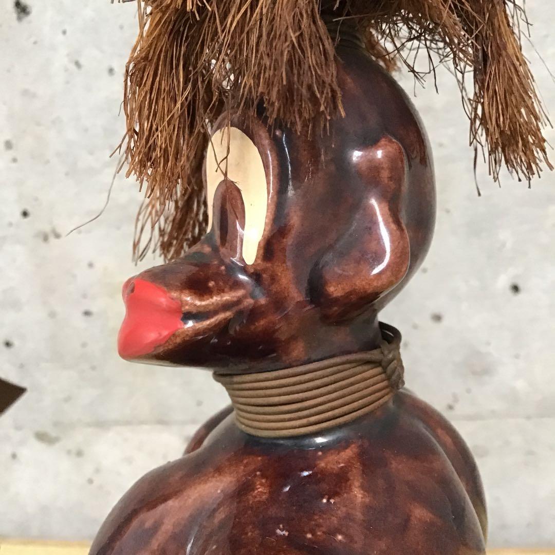 黒人 陶器人形 ビンテージ