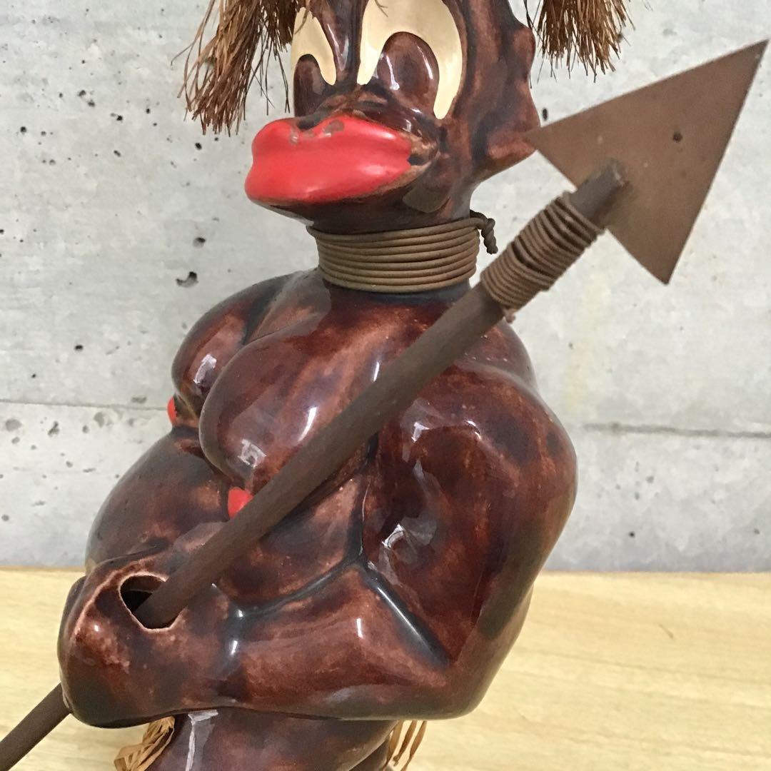 黒人 陶器人形 ビンテージ