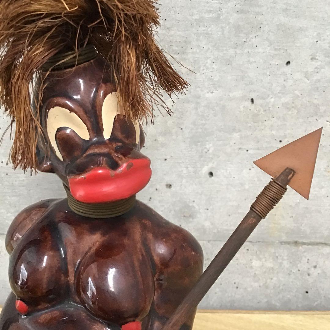 黒人 陶器人形 ビンテージ