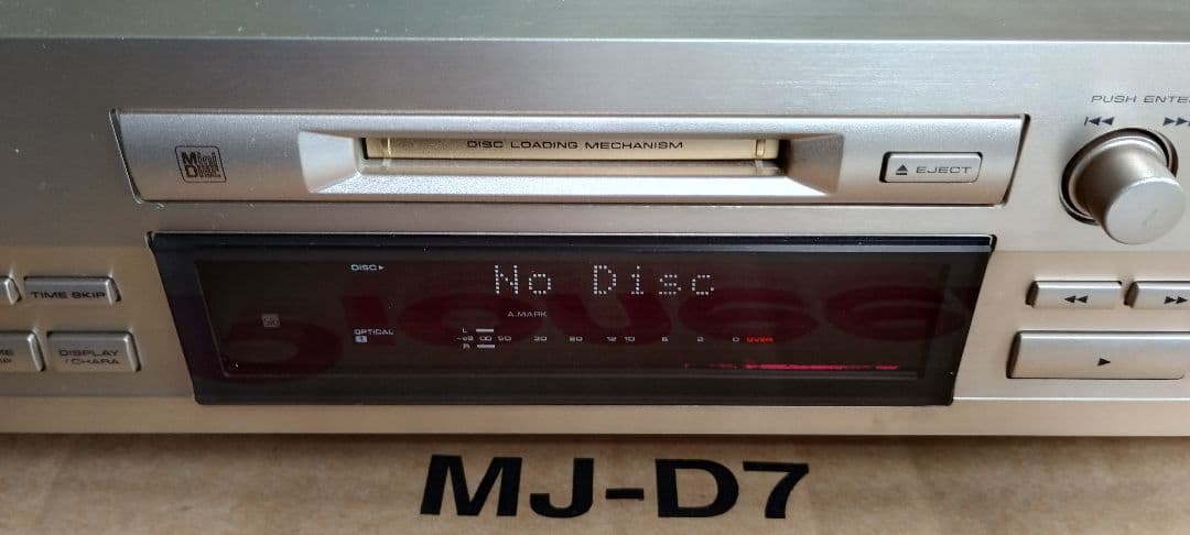 【ジャンク】パイオニア MJ-D7 MDレコーダー 箱付き 日本製