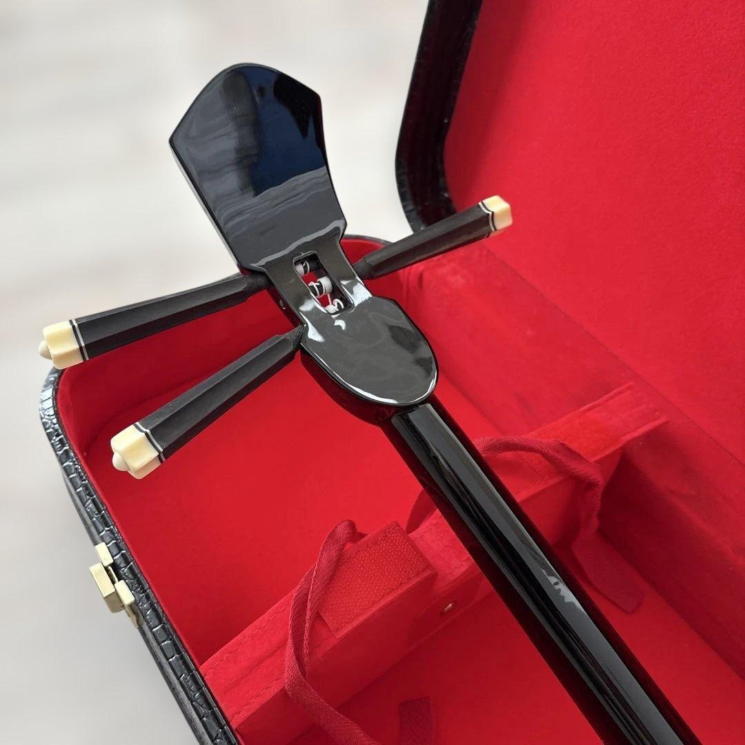 三線本体 黒ケース 赤内装