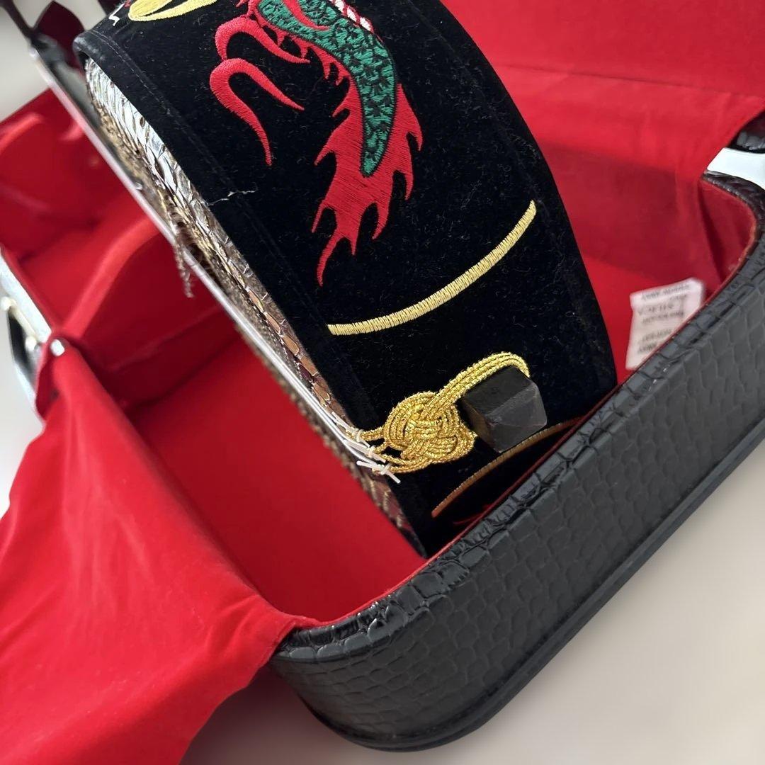 三線本体 黒ケース 赤内装